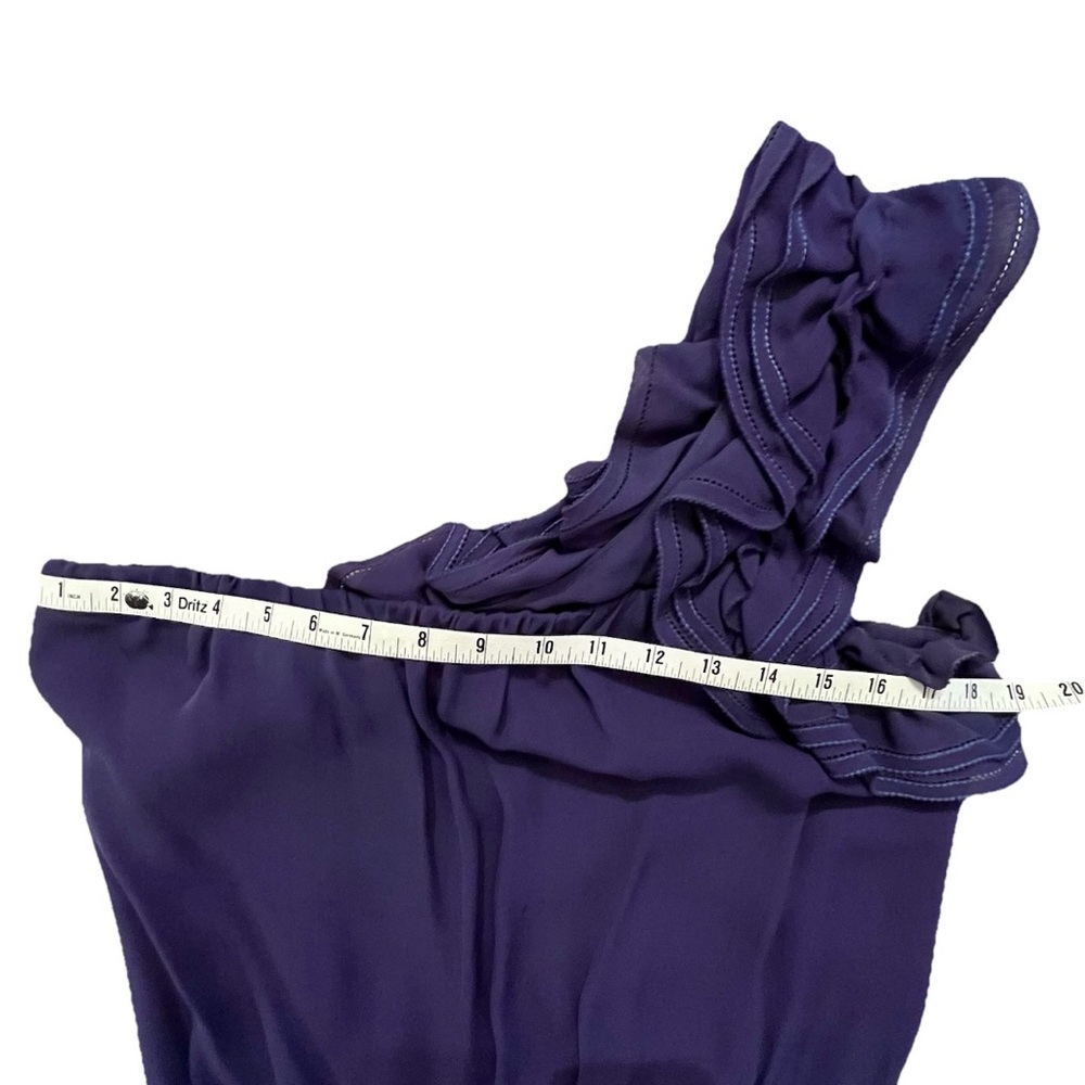 Dsquared2 100% Silk One Shoulder Ruffled Mini Dre… - image 6